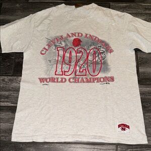 Nutmeg Gray Cleveland Indians 1920 Champions Tee